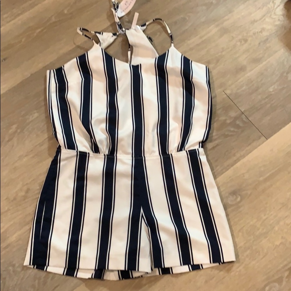 NWT Southern Tide striped romper